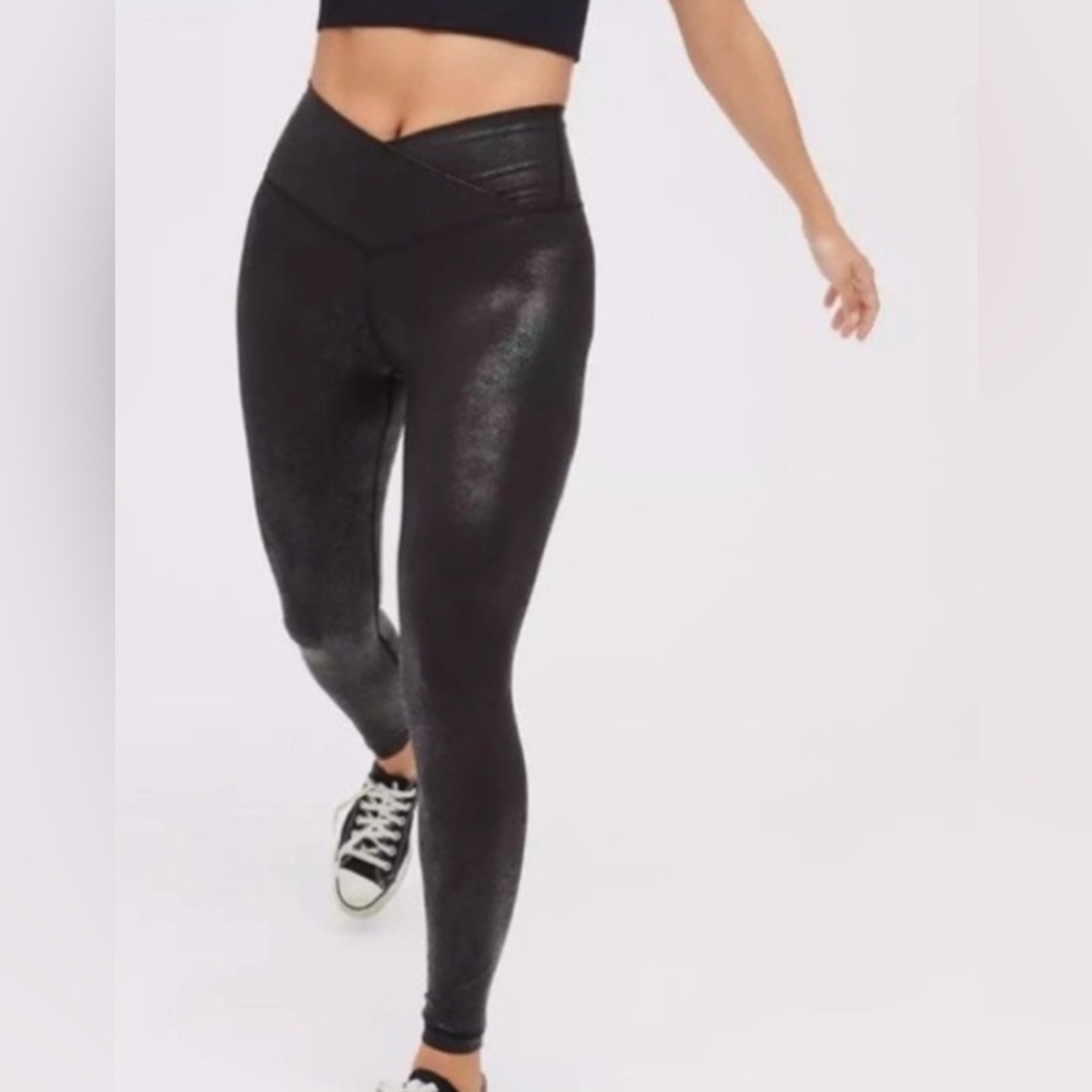 Aerie Offline Faux leather leggings Sz XL/TG
